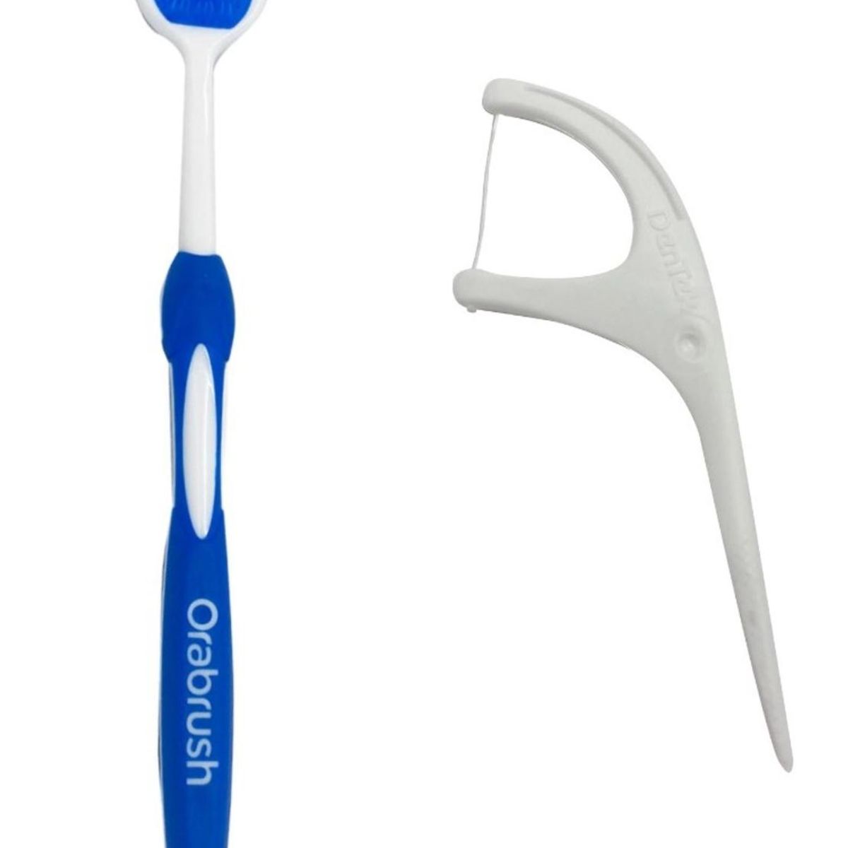 DENTEK - Pack Hilo Dental Triple Clean + Limpiador Lingual Orabrush DENTEK.