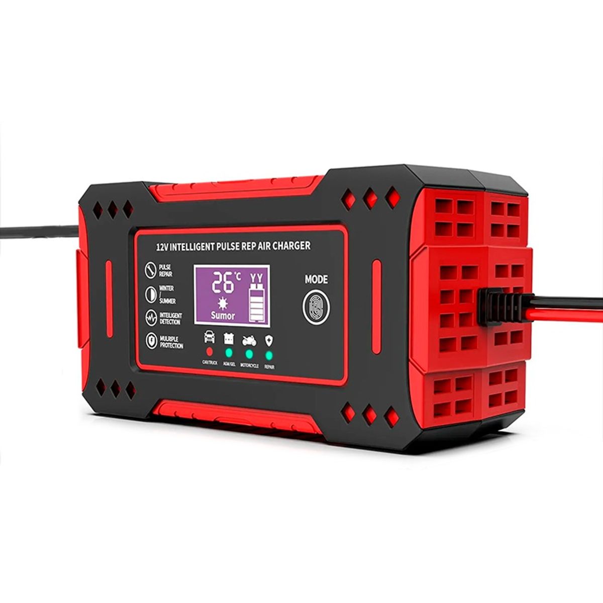 GENERICO - Cargador De Batería Para Coche 12v 7ah A 150ah