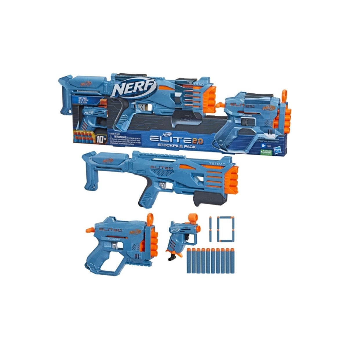 HASBRO - HASBRO F5032 NERF ELITE 20 STOCKPILE PACK