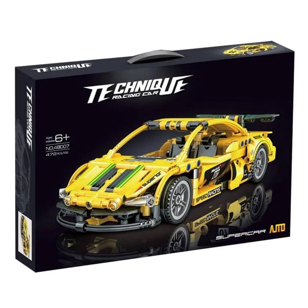 GENERICO - Auto Deportivo Bloques Educativos Coleccionables 472 Piezas