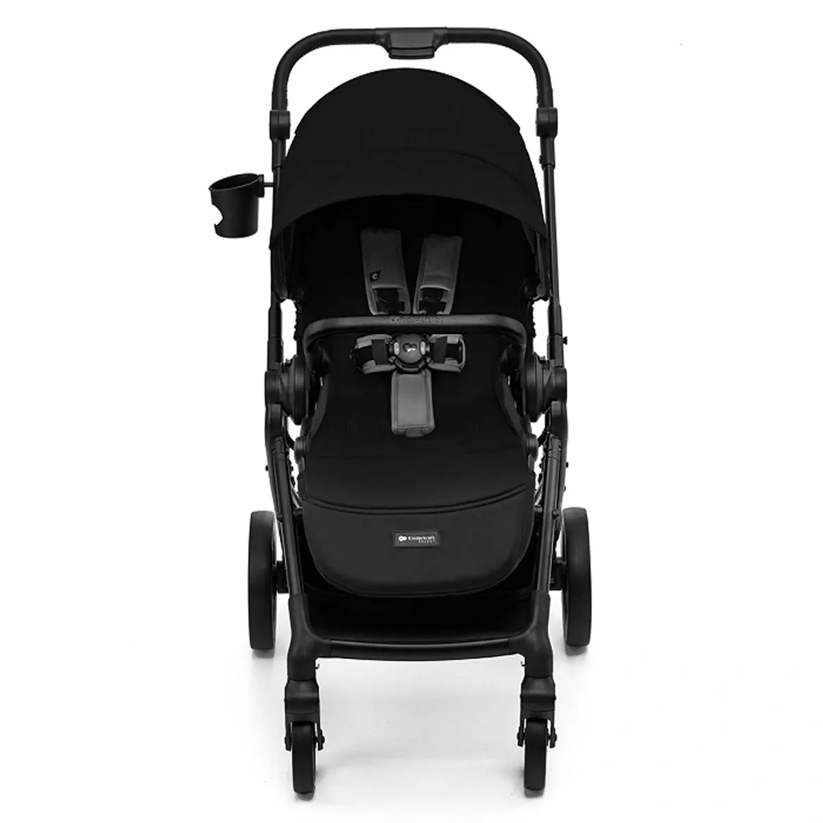 KINDERKRAFT - Coche de Paseo Yoxi Pure Black - Negro