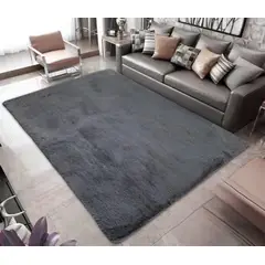 GENERICO - ALFOMBRAS PELO LARGO TIPO PELUCHE SUAVES PARA DECORACION DE HOGAR