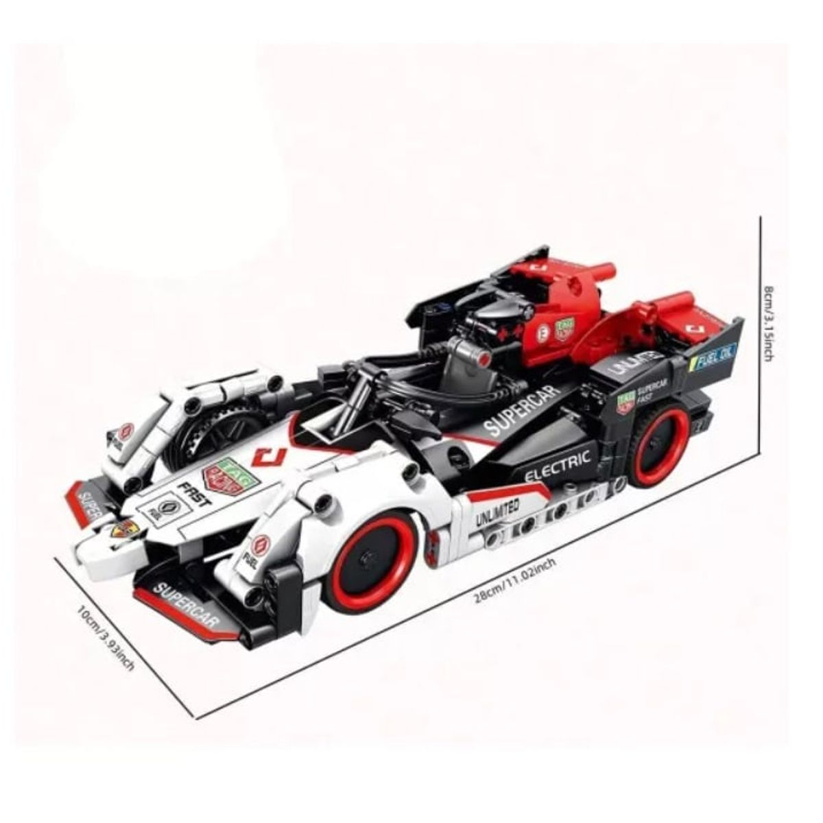 GENERICO - Auto Deportivo Bloques Educativos Coleccionables 486 Piezas