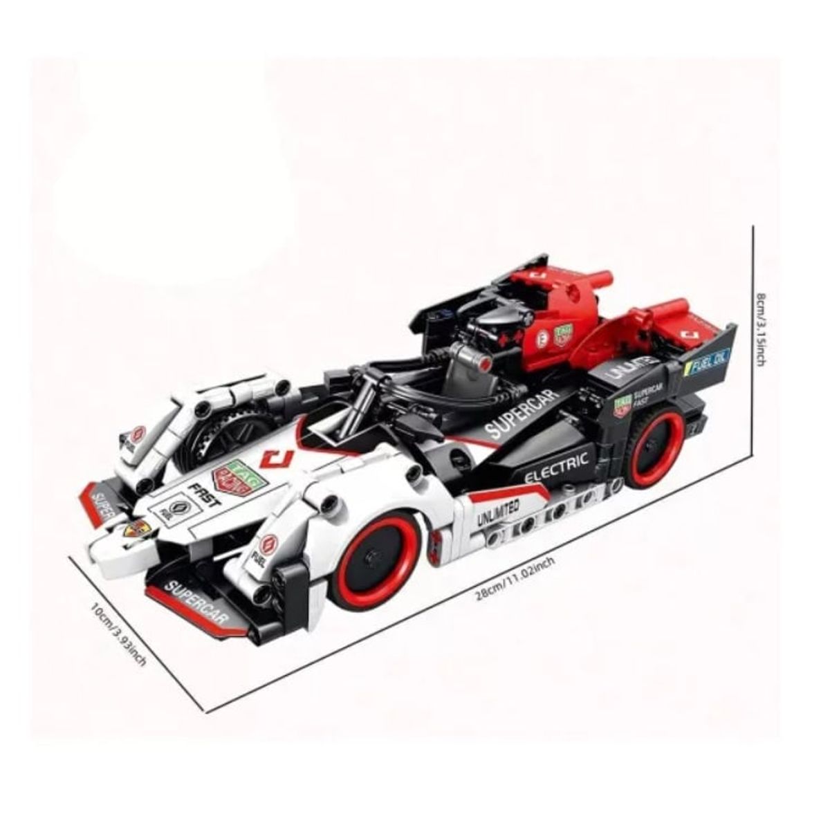 GENERICO - Auto Deportivo Bloques Educativos Coleccionables 486 Piezas