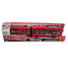GENERICO - Autobus Doble Con Luces Y Sonidos 40 Cm
