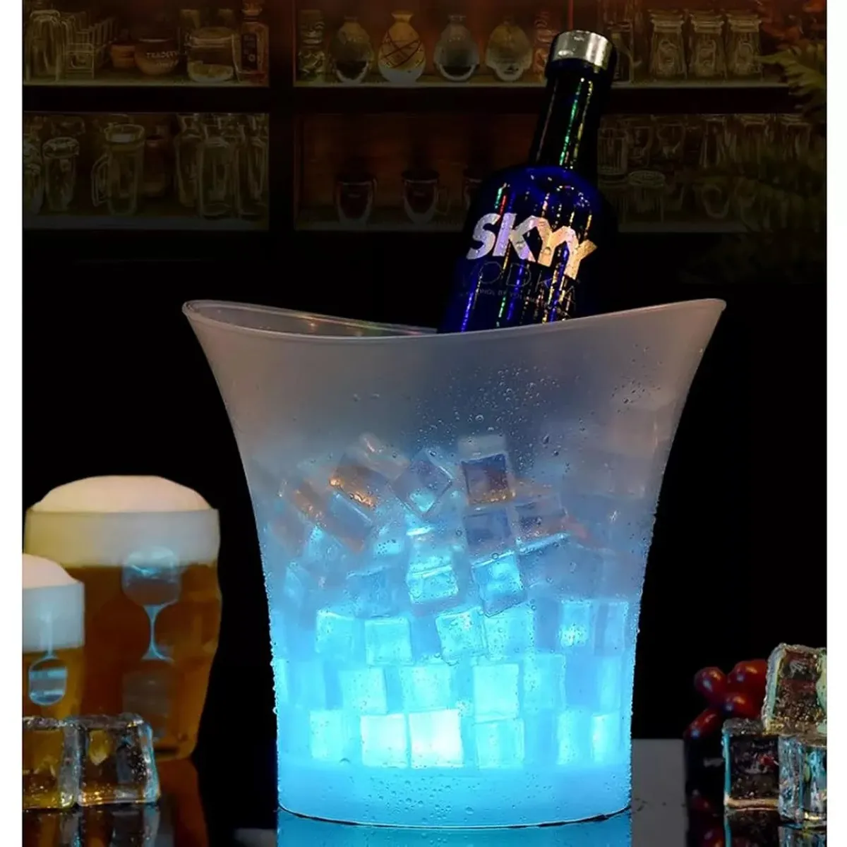 MOVI - HIELERA CON PARLANTE BLUETOOTH 7 LITROS