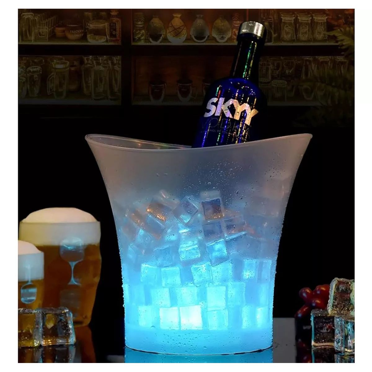 MOVI - HIELERA CON PARLANTE BLUETOOTH 7 LITROS