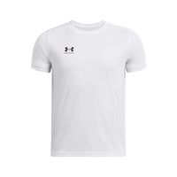 Polera Manga Corta Ua Challenger Jersey Blanco Para Nin