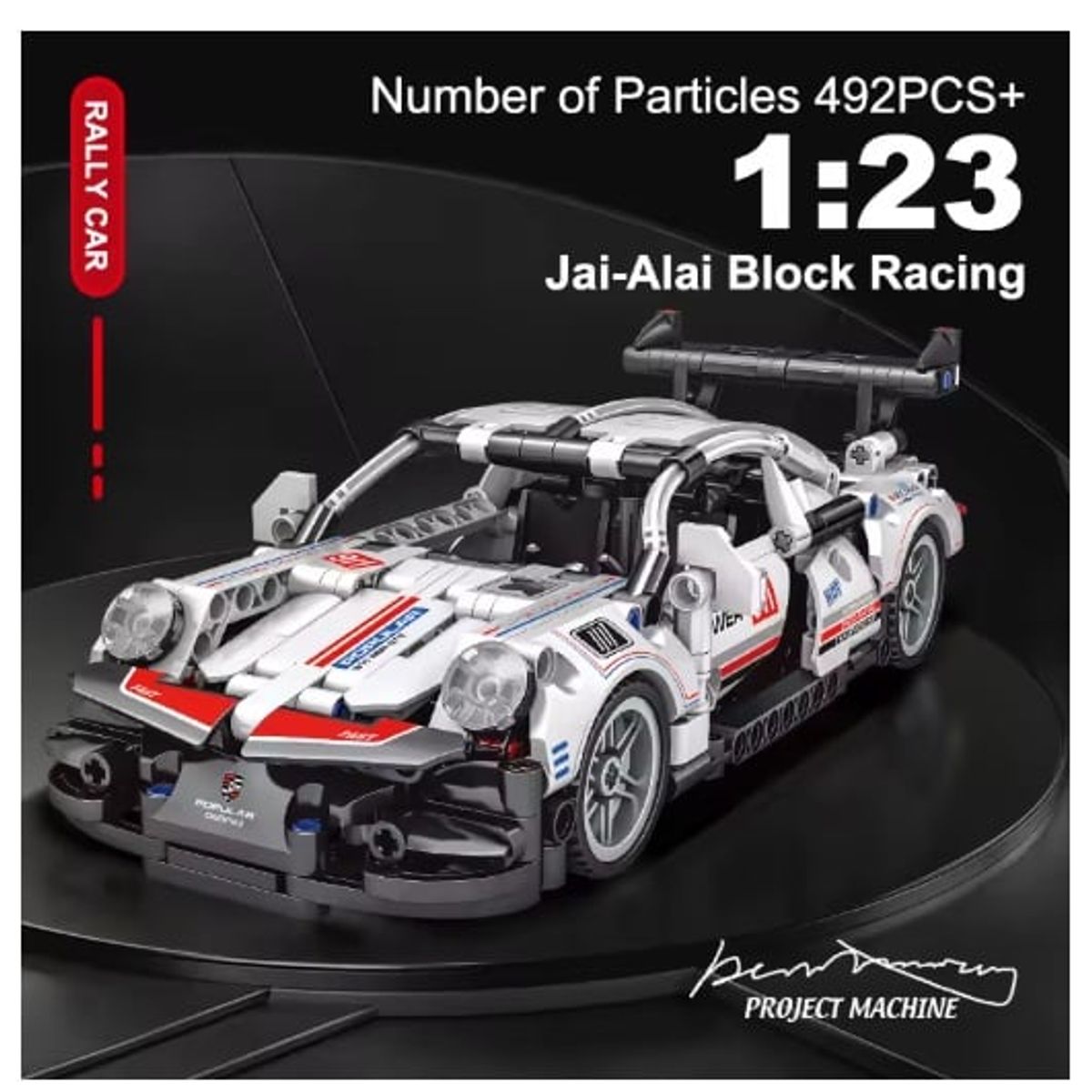 GENERICO - Auto Deportivo Bloques Educativos Coleccionables 492 Piezas