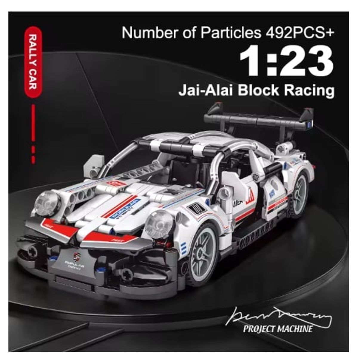 GENERICO - Auto Deportivo Bloques Educativos Coleccionables 492 Piezas