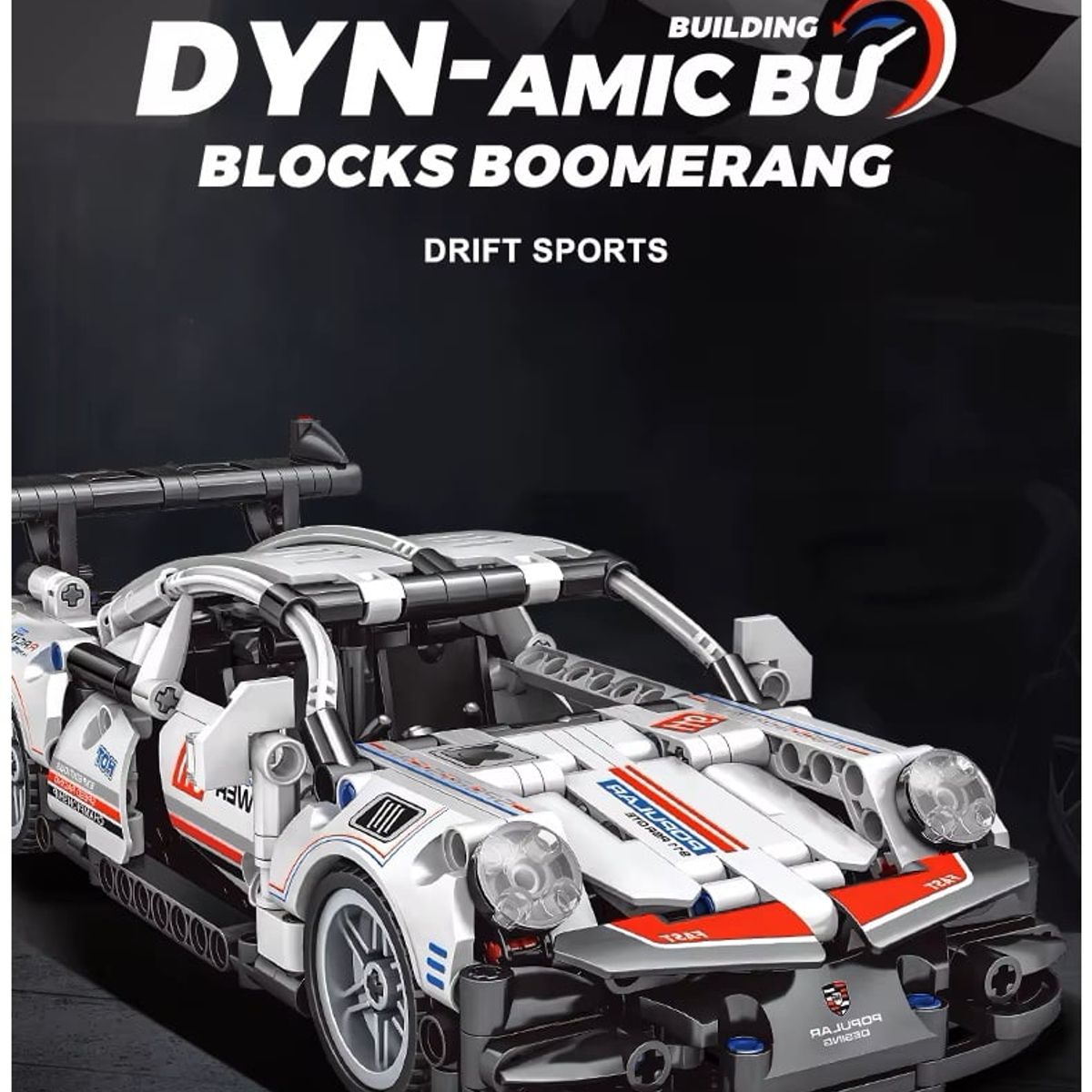 GENERICO - Auto Deportivo Bloques Educativos Coleccionables 492 Piezas