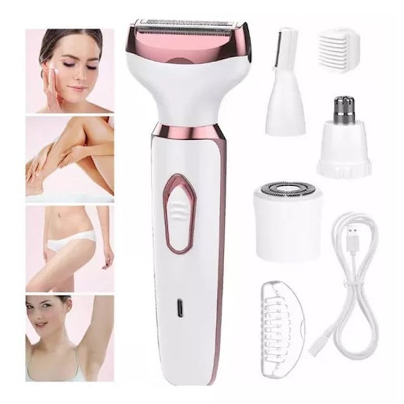 GENERICO - Depiladora 4 En 1 Para Mujer Cejas Rostro Cuerpo Afeitadora