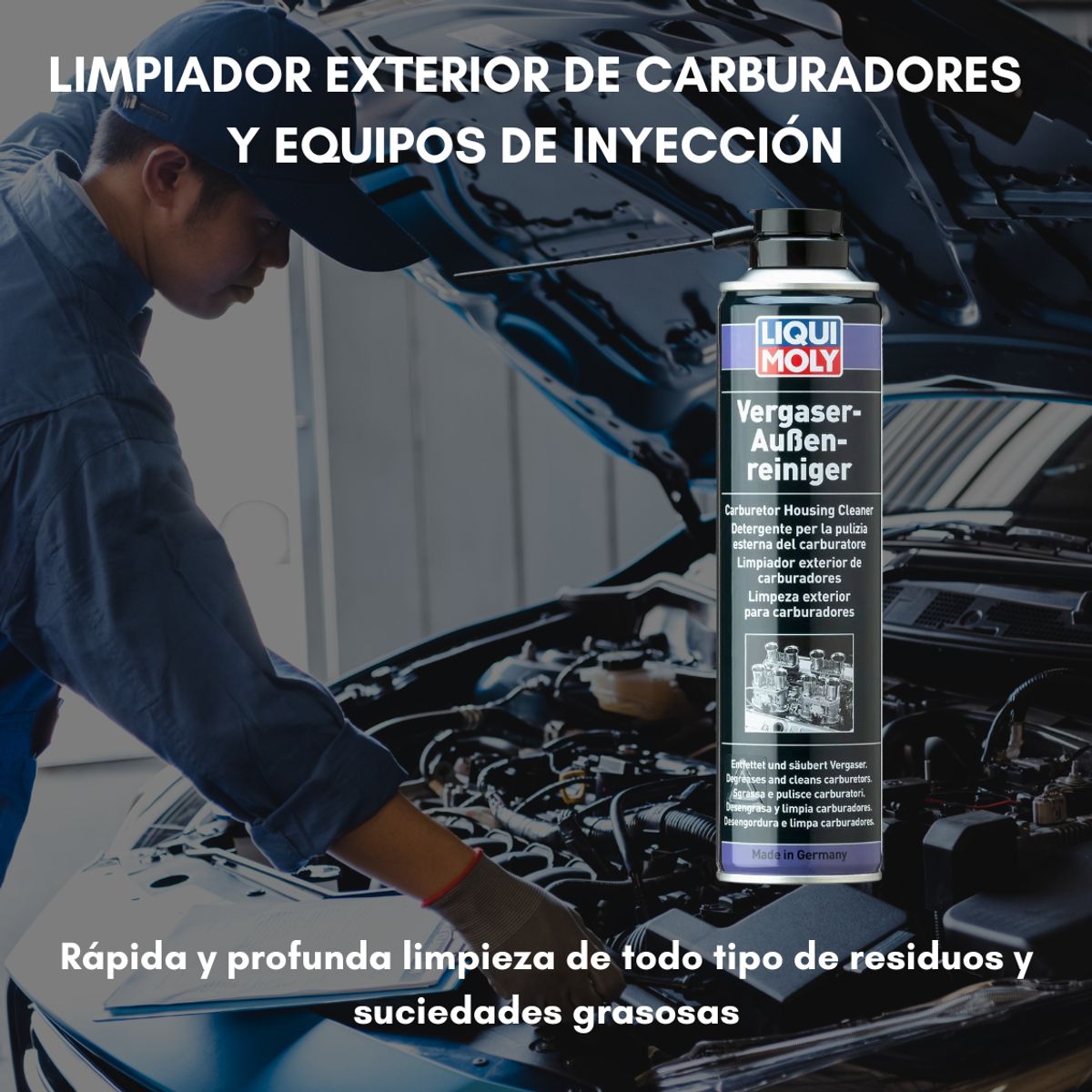 LIQUI MOLY - Limpiador De Carburadores Liqui Moly Vergaser-außen 400ml