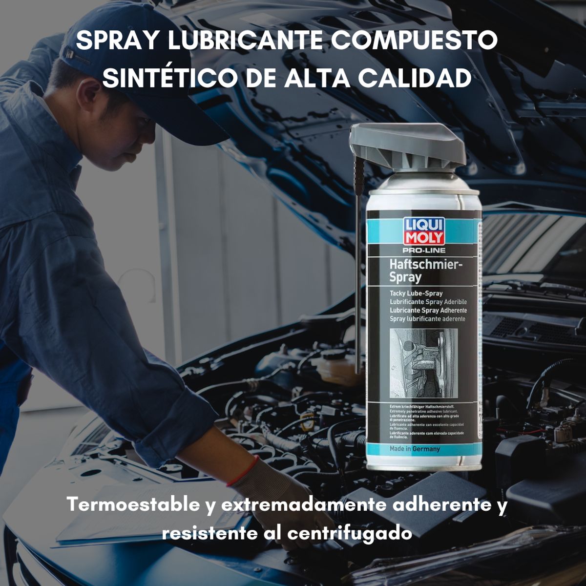 LIQUI MOLY - Spray Lubricante Adherente Liqui Moly Pro Haftschmier 400ml