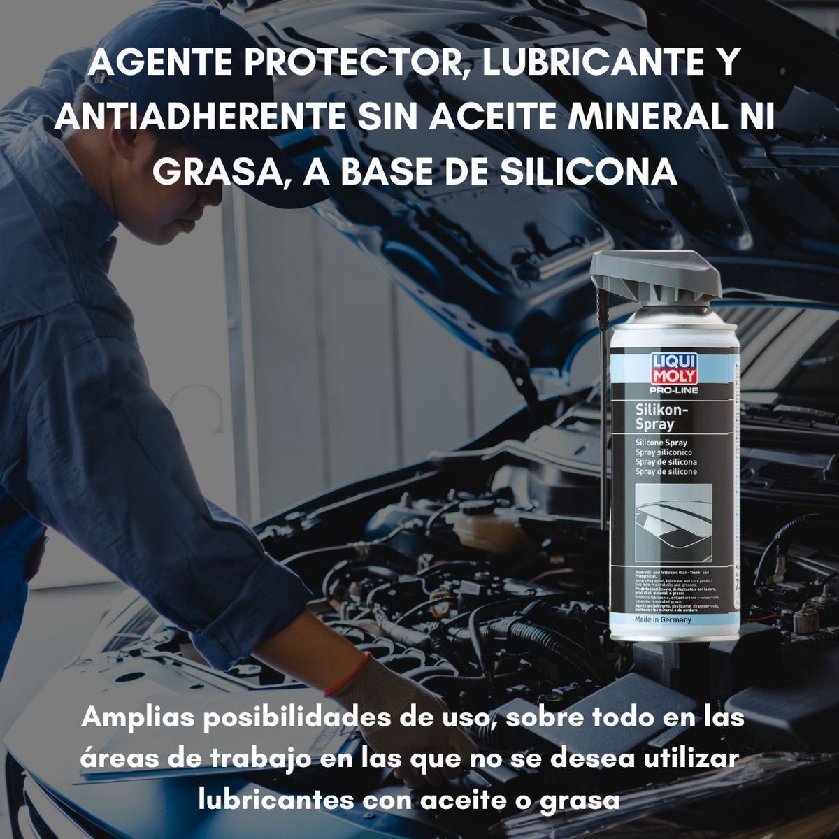 LIQUI MOLY - Silicona En Spray Liqui Moly Pro-line 400 Ml