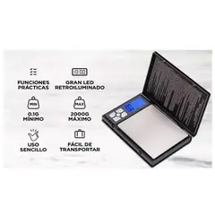 IRM - Gramera Digital De Bolsillo Electrónica Máximo 500 Gr. Pro.
