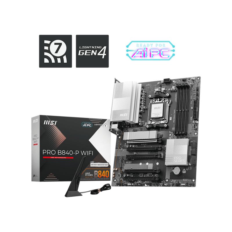 MSI - Placa Madre MSI PRO B840-P WIFI