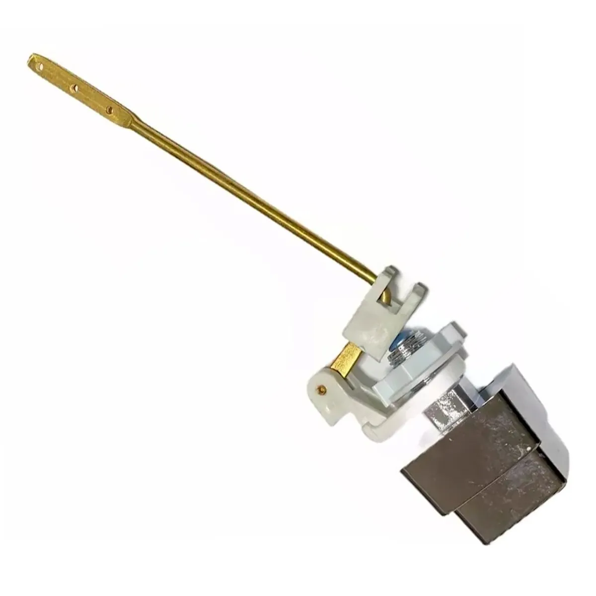 GENERICO - Botón Lateral Cromado Para Estanque Cuadrado Wc