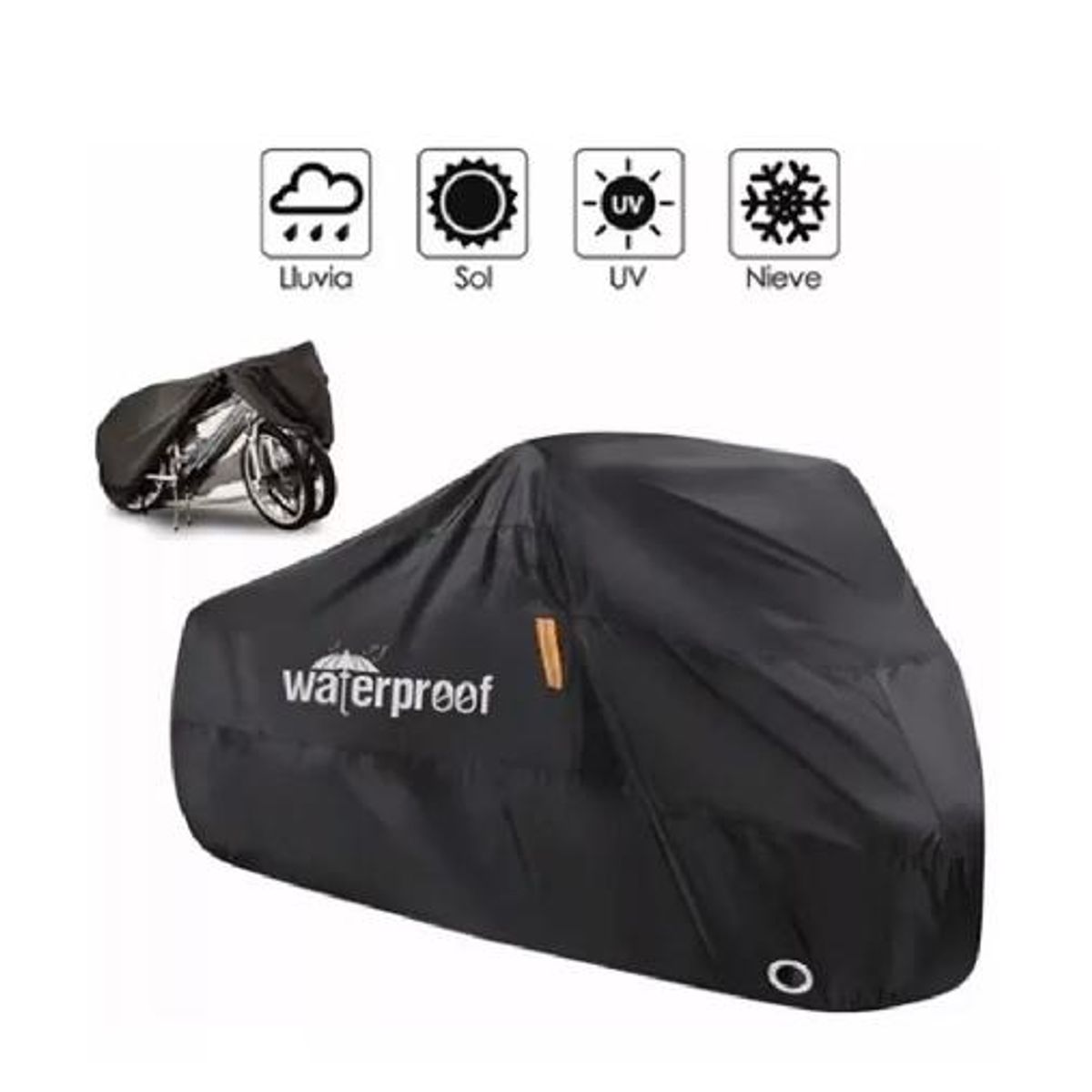 GENERICO - Cobertor funda cubre bicicleta impermeable protector 110x200