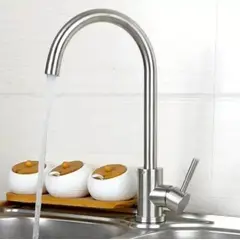 GENERICO - Llave Monomando Lavaplatos Cuello Cisne