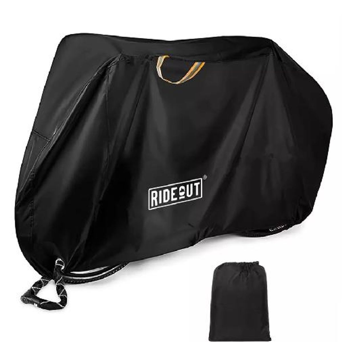 GENERICO - Funda cubre bicicleta moto 100% impermeable 110x200 cm negro