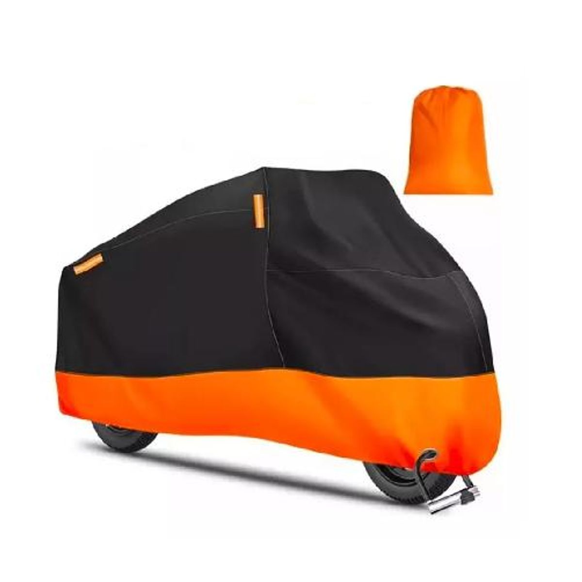 GENERICO - Funda impermeable 100% protector cubre motos bicicletas XL