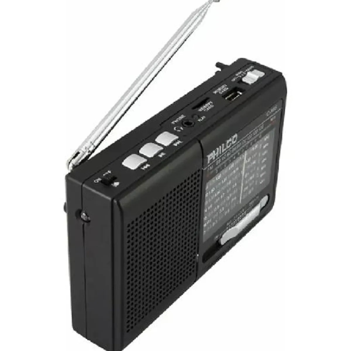 GENERICO - Radio portátil Philco IC-X65 multibandas USB  Tecnocenter negro