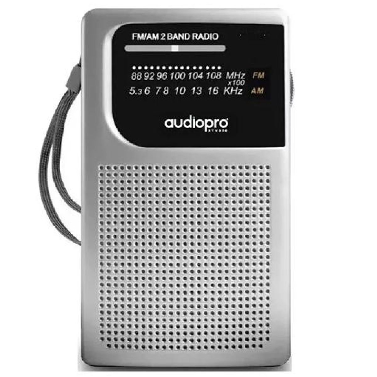 GENERICO - Radio FMAM portátil de bolsillo Audiopro AP02079 color gris