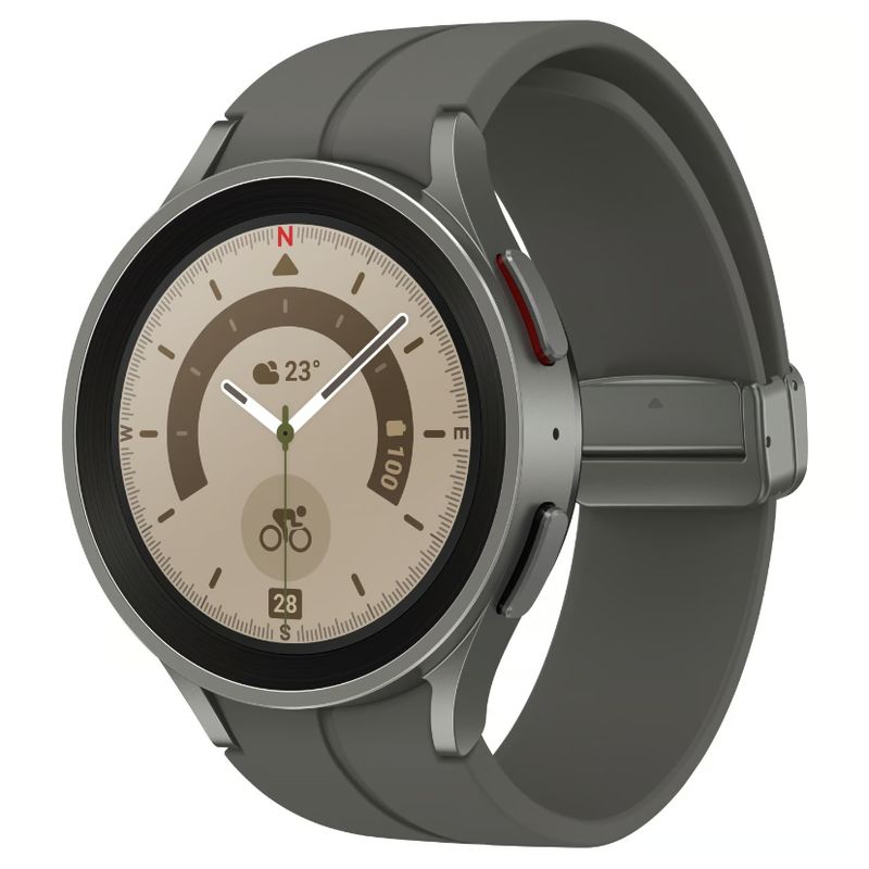 SAMSUNG - Samsung Galaxy Watch5 Pro 45mm - Gray Titanium - Reacondicionado