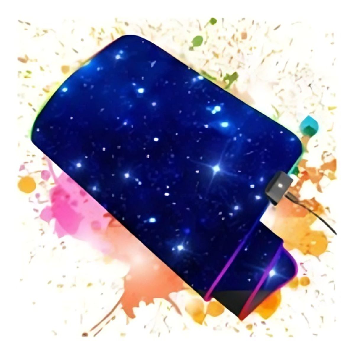 OEM - Mouse Pad Con Luces Rgb Colorido Galaxia80x30cm