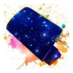 OEM - Mouse Pad Con Luces Rgb Colorido Galaxia80x30cm
