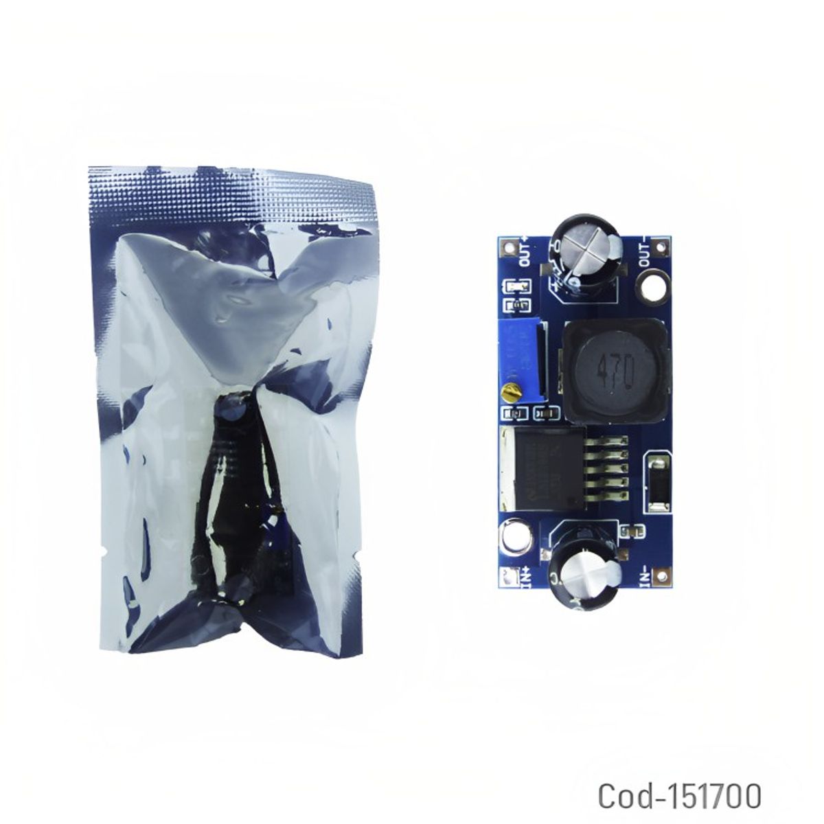 OEM - CONVERTIDOR DC-DC STEP DOWN LM2596 REGULABLE ARDUINO SET X 1 PCS.