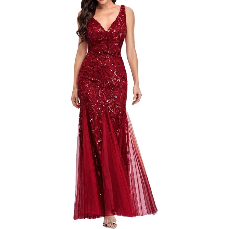 TIOZONEY - Vestidos de famosas Rojo