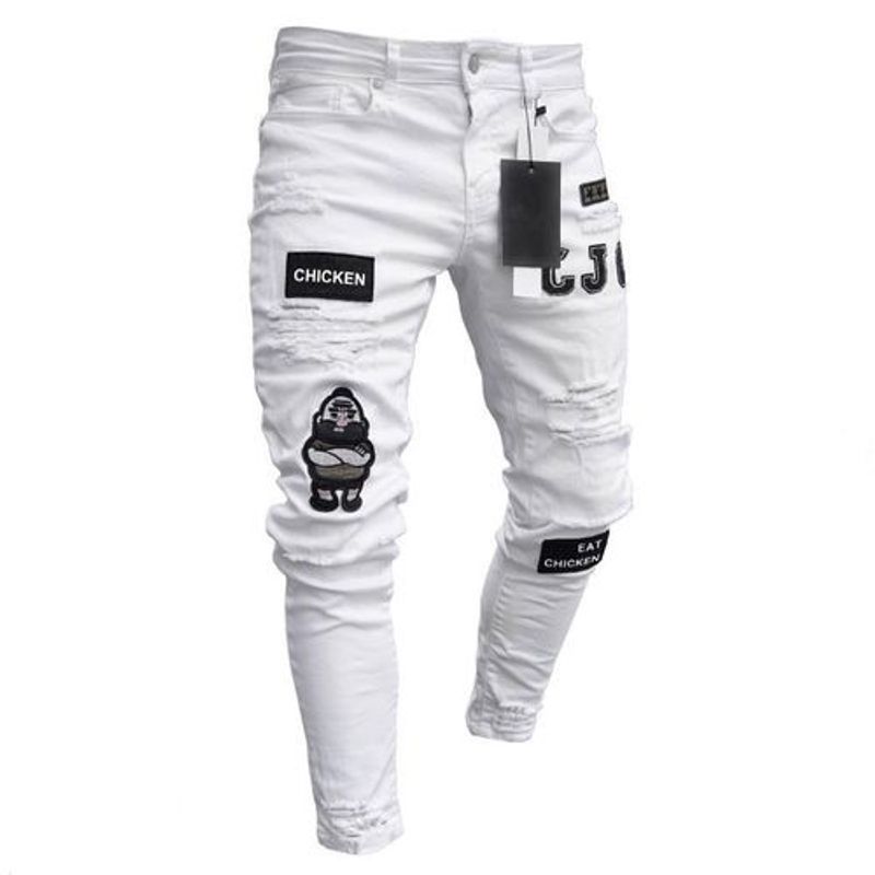 TIOZONEY - Jeans Skinny Fit Hombre