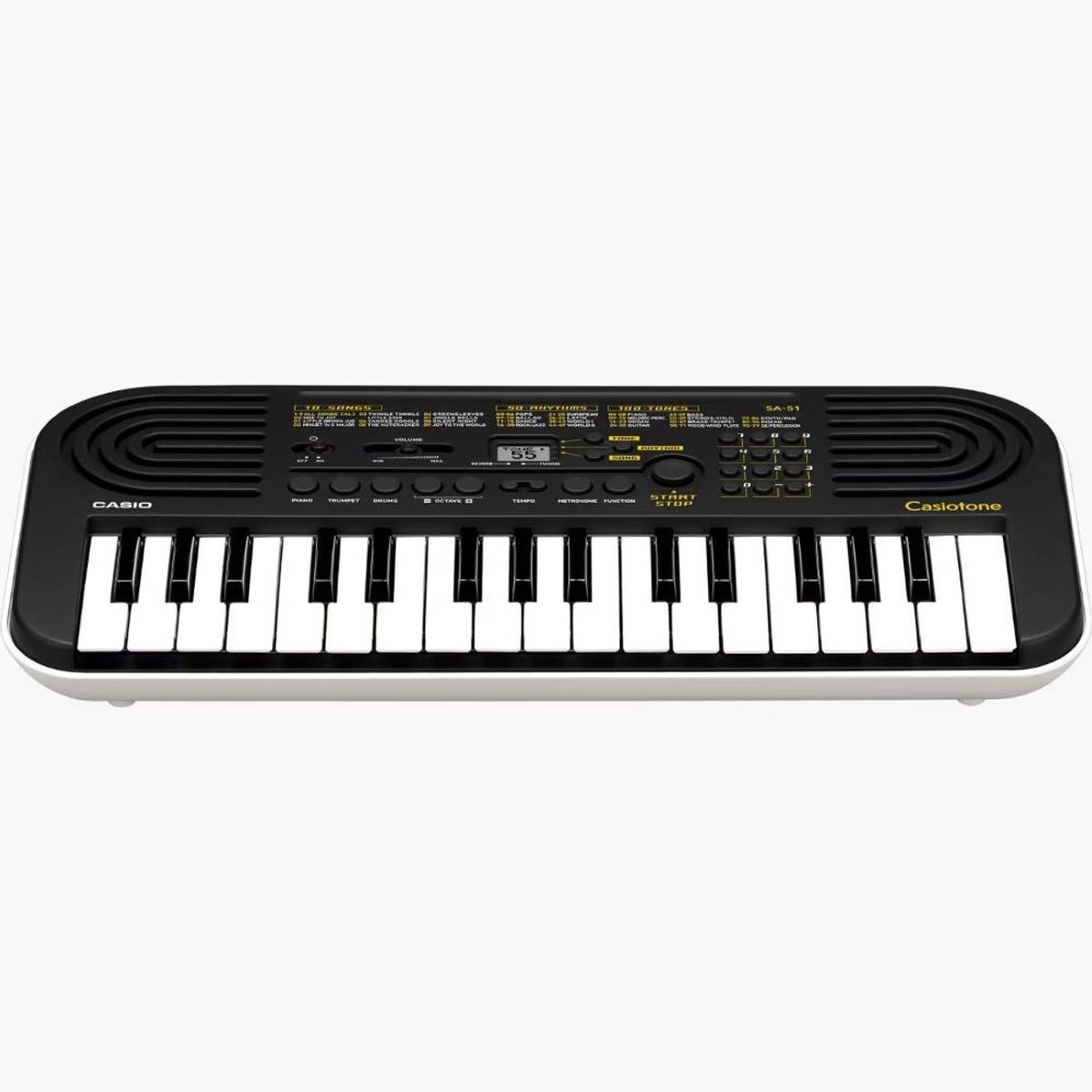 CASIO - Teclado Piano SA-51 Negro - Negro