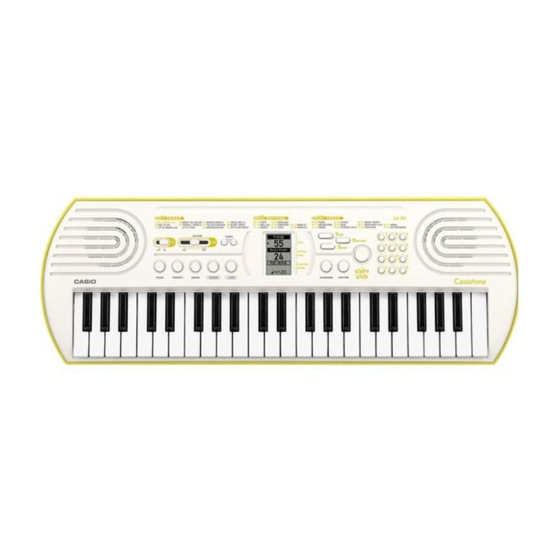 CASIO - Teclado Sa-80 Blanco - Blanco