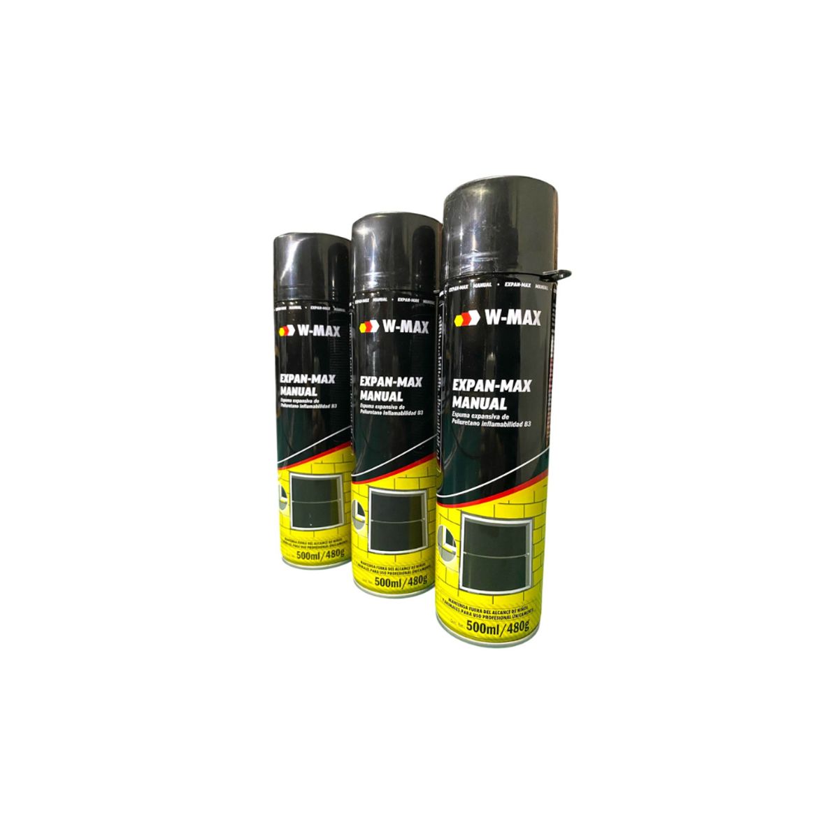 WURTH - W-max Espuma Poliuretano Amarilla 500ml