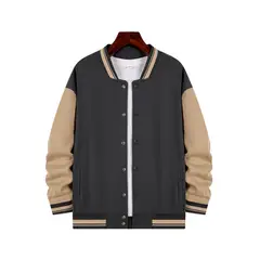 TIOZONEY - Chaqueta de PU para mujer - Mangas Café