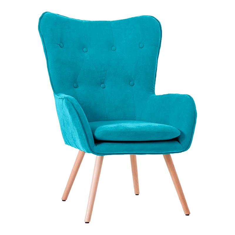 GLOBAL LATIN GROUP - Sillón Poltrona Decorativo con Diseño Nórdico - Azul - 0