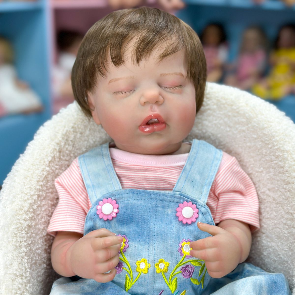 TIOZONEY - Muñeca bebe reborn vinilo de silicona juguetes para 50cm