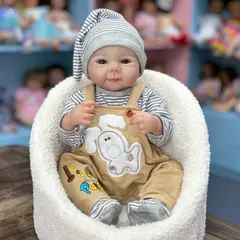 TIOZONEY - Muñeca bebe reborn vinilo de silicona juguetes para 50cm