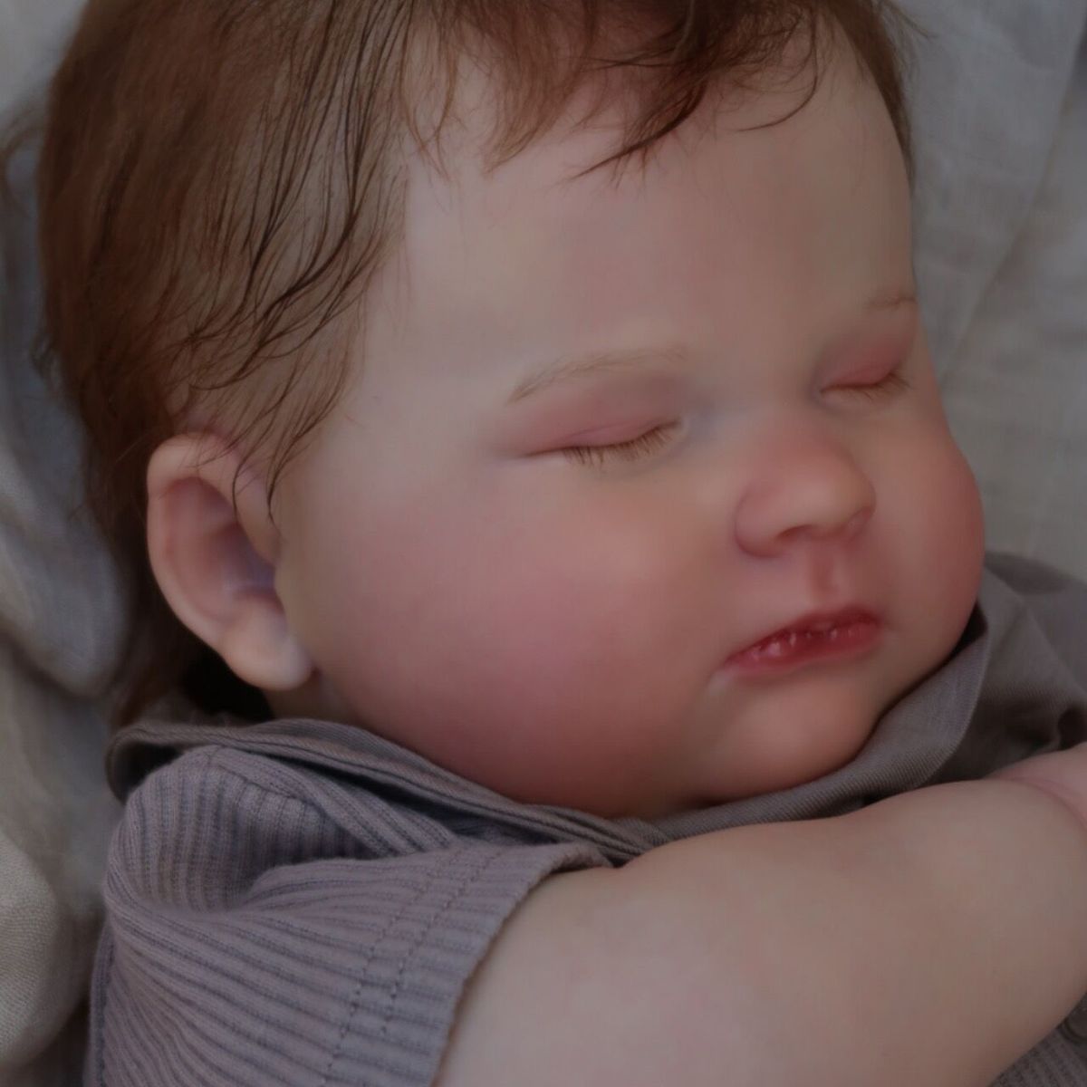 TIOZONEY - Muñeca bebe reborn vinilo de silicona juguetes para 50cm