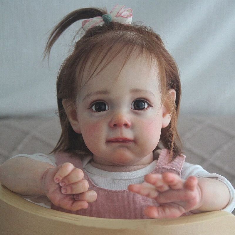 TIOZONEY - Muñeca bebe reborn vinilo de silicona juguetes para 55cm