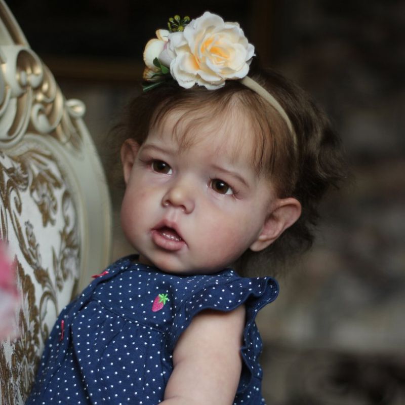 TIOZONEY - Muñeca bebe reborn vinilo de silicona juguetes para 55cm