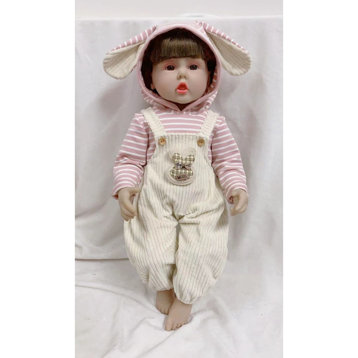 TIOZONEY - Muñeca bebe reborn vinilo de silicona juguetes para 50cm