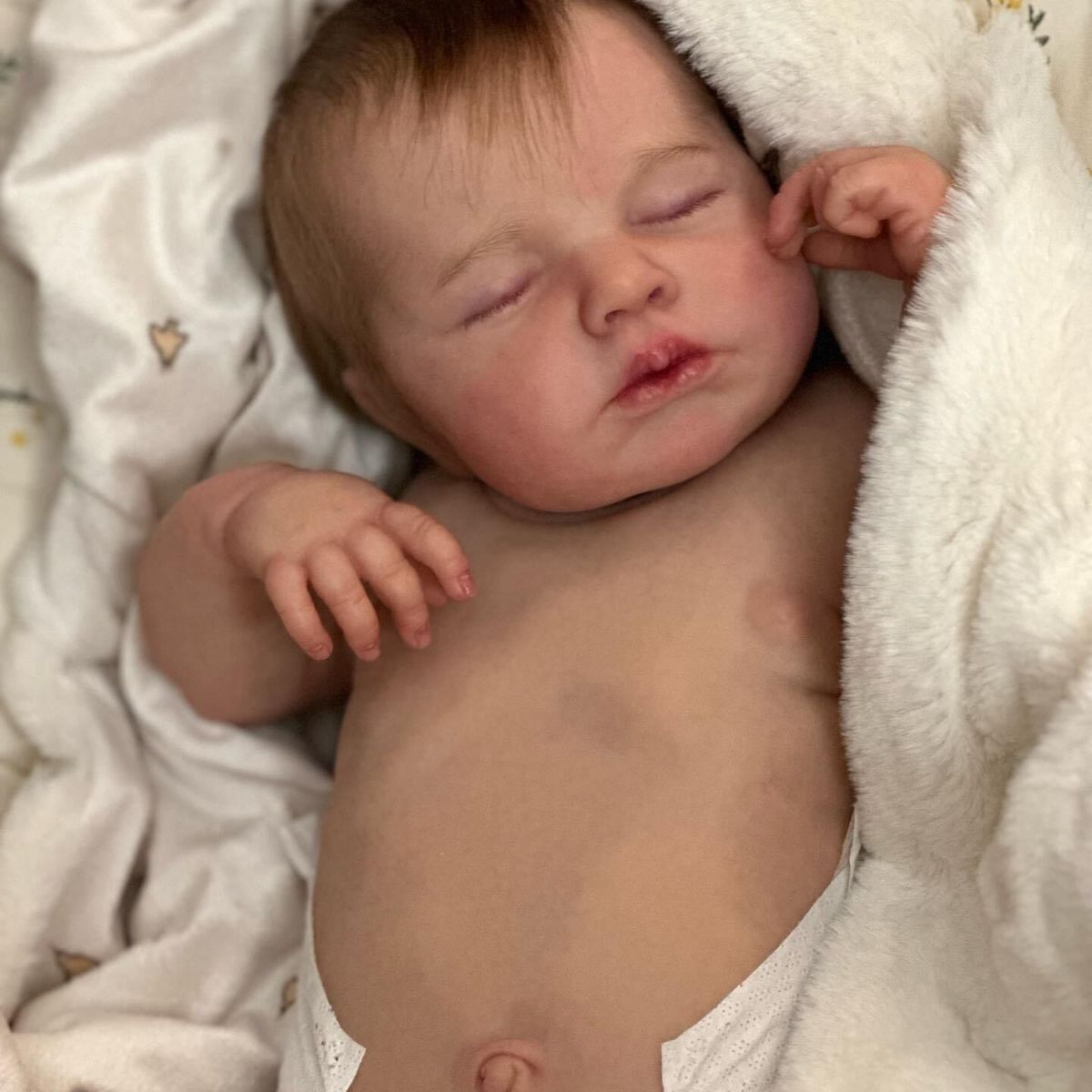 TIOZONEY - Muñeca bebe reborn vinilo de silicona juguetes para 50cm