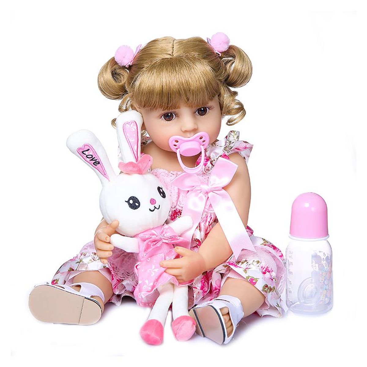 TIOZONEY - Muñeca bebe reborn vinilo de silicona juguetes para 55cm