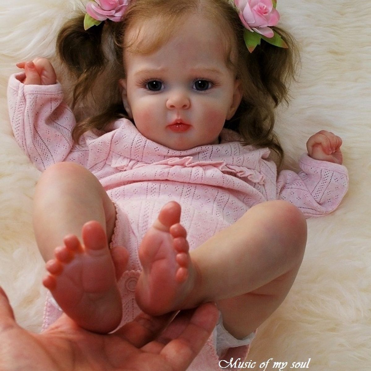 TIOZONEY - Muñeca bebe reborn vinilo de silicona juguetes para 50cm