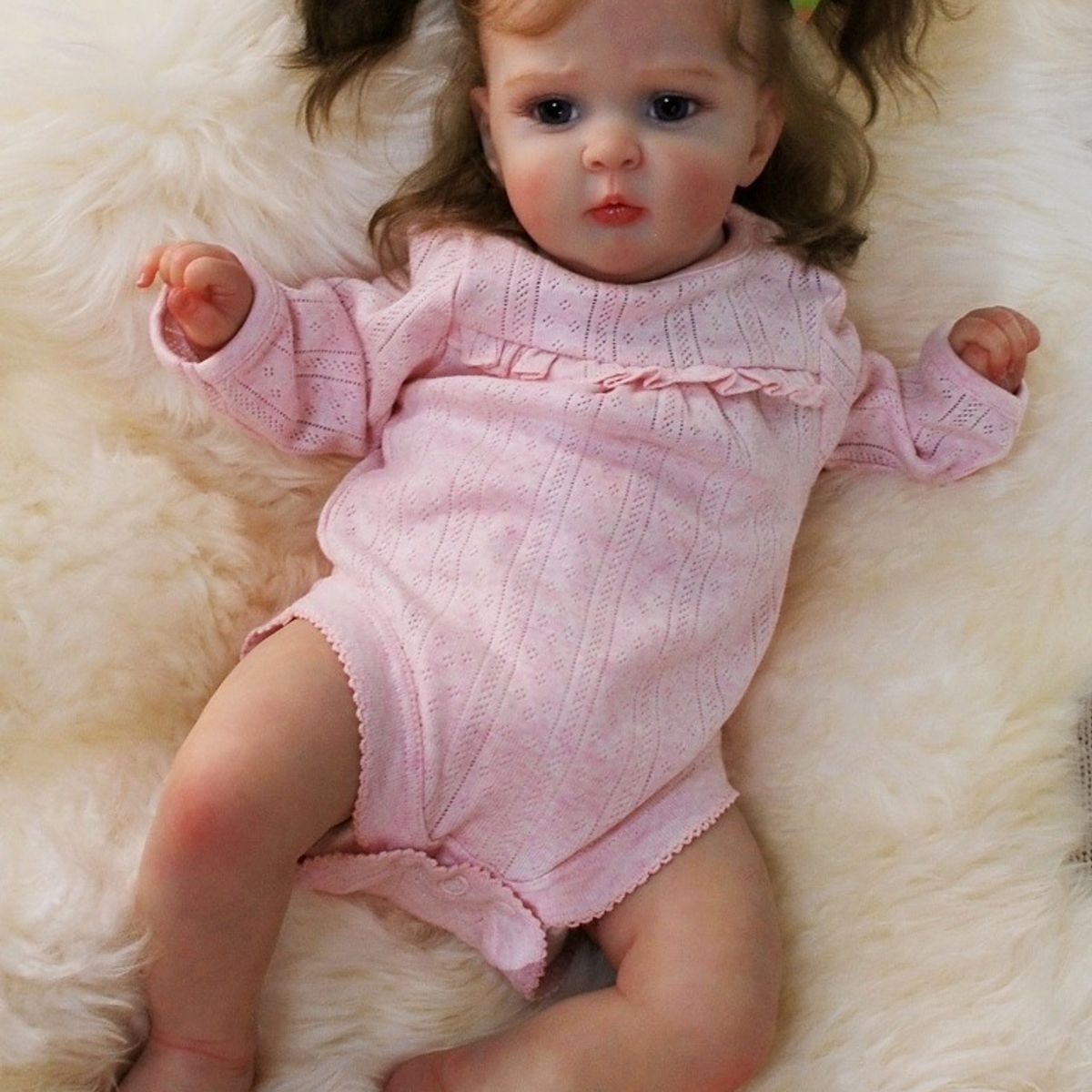 TIOZONEY - Muñeca bebe reborn vinilo de silicona juguetes para 50cm