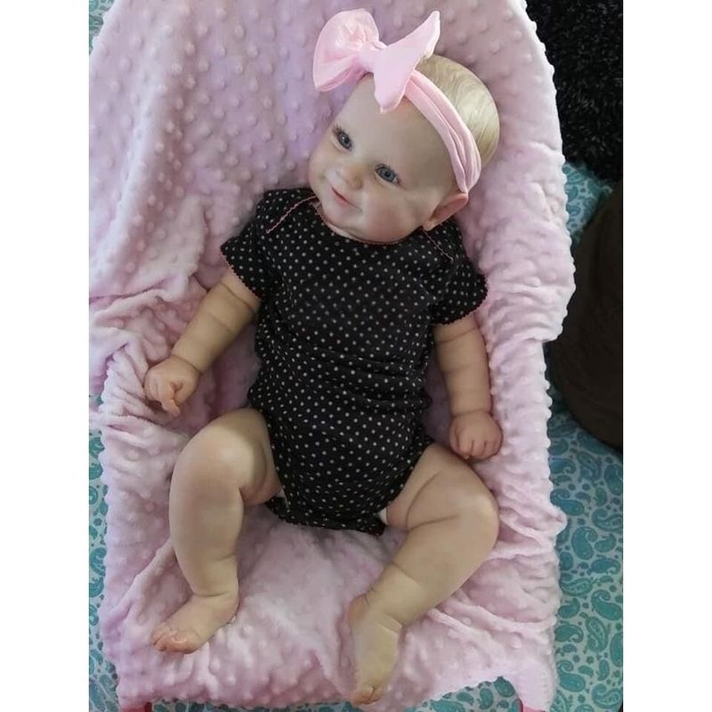 TIOZONEY - Muñeca bebe reborn vinilo de silicona juguetes para 50cm